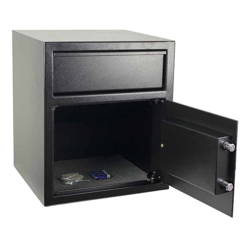 Digital outer battery box home hotel bank code money parcel package safety cash vault safe drop safe box with a drop vault