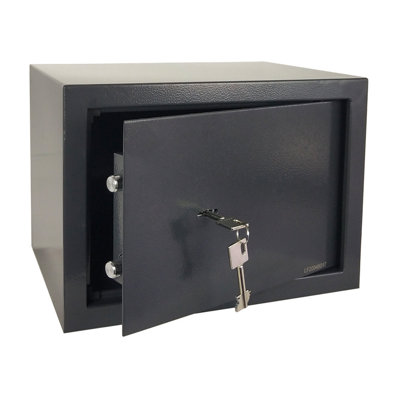 two gorge keys small metal lock safe boxes with lock, safety box metal