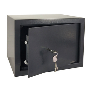 two gorge keys small metal lock safe boxes with lock, safety box metal