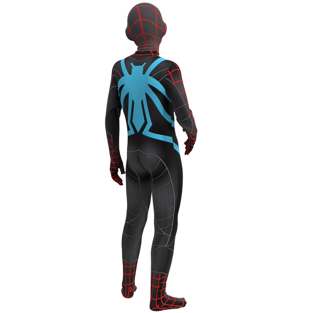 Wholesale Spandex Zentai Halloween Superhero Cosplay Jumpsuit 3D Style Costume Bodysuit for Kids and Adults