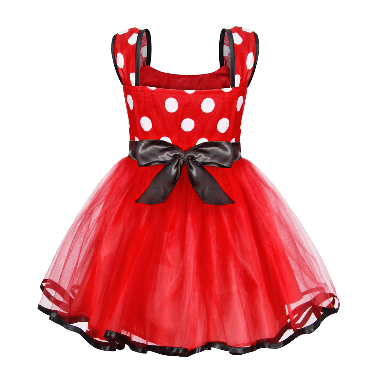 Baby Toddler Girl Polka Dots Fancy Dress Up Costume Birthday Party Tulle Dresses Size 9M-5T  for Girls Minnie Costume