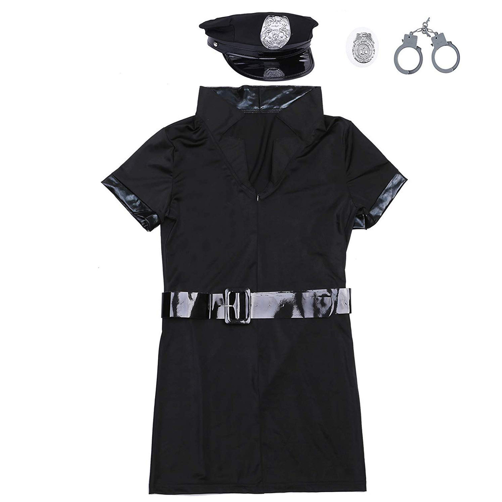 Sexy Cop Costume for Women Police Costume Cosplay Halloween Party Outfit