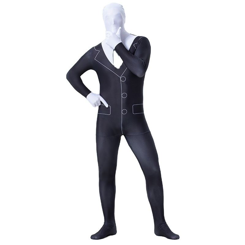 New Style Adult Funny Suit Jumpsuit Body Zentai Halloween Costumes for Man