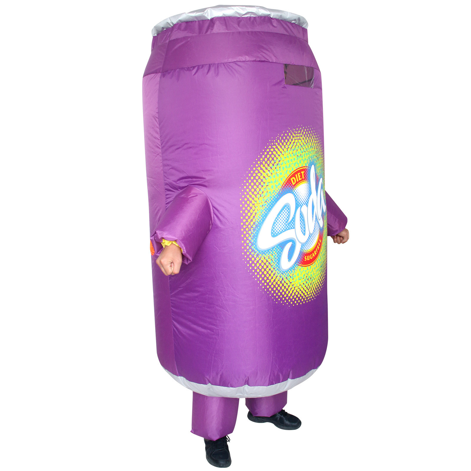 Food Role soda water Cosplay Beer Festival Party Performance Costume for Adult Man halloween inflate purple can