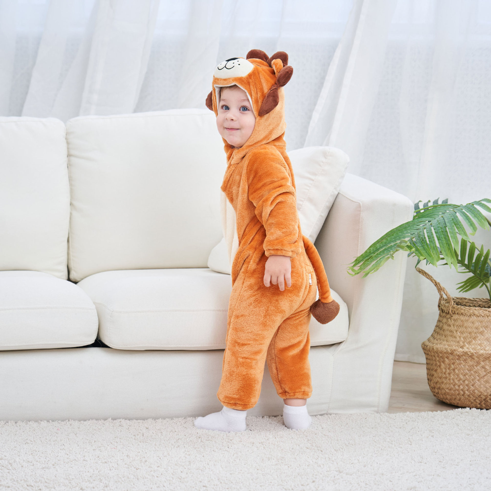 halloween Children's animal costume lion tiger performance cosplay leopard cow dance performance