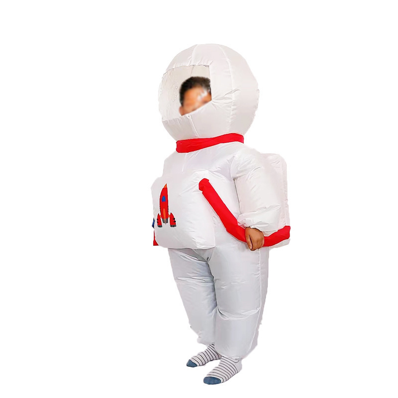 kids Advanced Wearable Walking Mascot Inflatable Astronaut Halloween Costumes for kid inflate