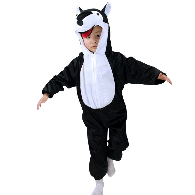 Kids Dog Frog Bear Cat Mouse Costumes Animal Fancy Costume Hooded Romper Jumpsuit for Halloween Cosplay Party Dress Up