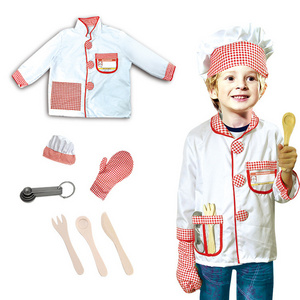 Hot Sale Doctor Children Career Uniform Suit Halloween Costumes for Kids Funny Toy Set for Girls and Boys