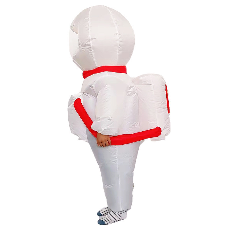 kids Advanced Wearable Walking Mascot Inflatable Astronaut Halloween Costumes for kid inflate