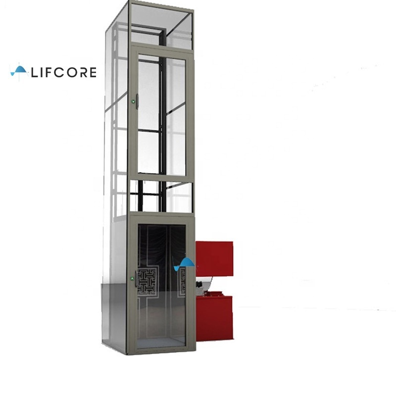 Cheap 2 to 3 stops mini residential elevator one person small lift for homes price