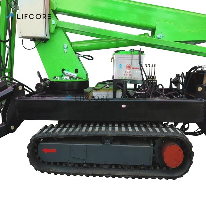 8m-22m cherry picker hydraulic articulated  electric crawler spider boom lifts towable