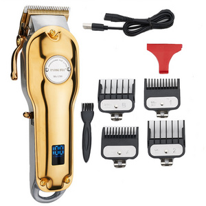 Suttik NK-1769 Professional Hair Clippers Body Man Hair Trimmer LCD Cordless Hair Clipper Full Metal 2500mah Electric Usb Head