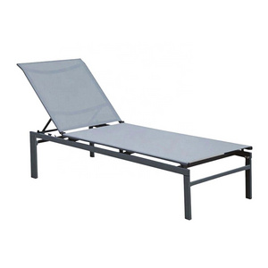 LIFE ART Modern Steel Textilenes Fabric Leisure Outdoor Chaise Lounge Sun Loungers Swimming Pool Chair