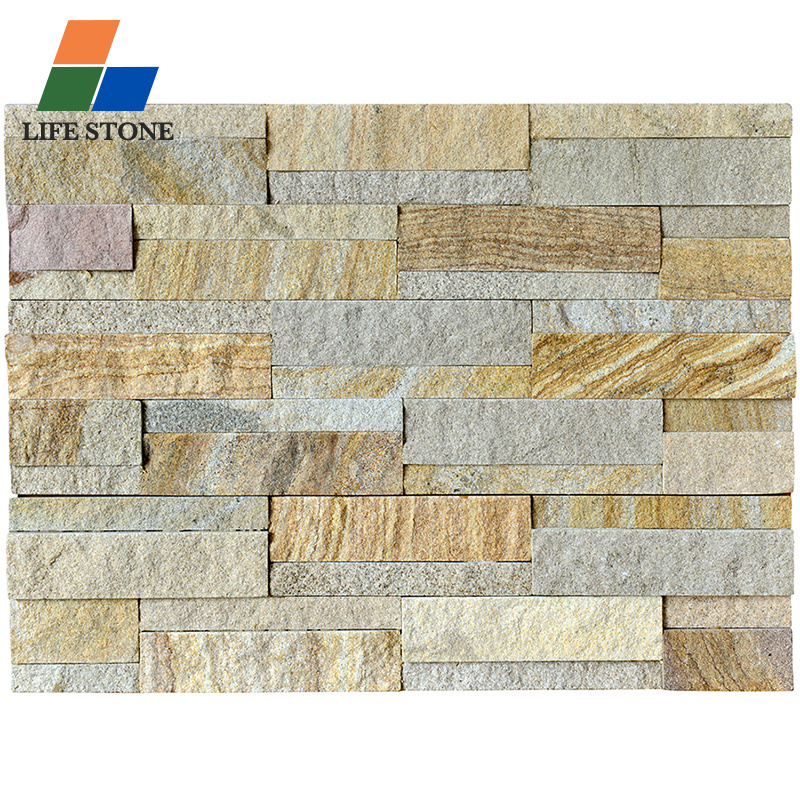 Cheap Decorative stone wall panels Natural culture stone veneer for fireplaces natural sandstone decorative wall cladding