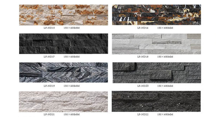 Natural Culture Stone Exterior Wall Cladding 3D nano White Marble Stone Wall Tiles White Stack Stone