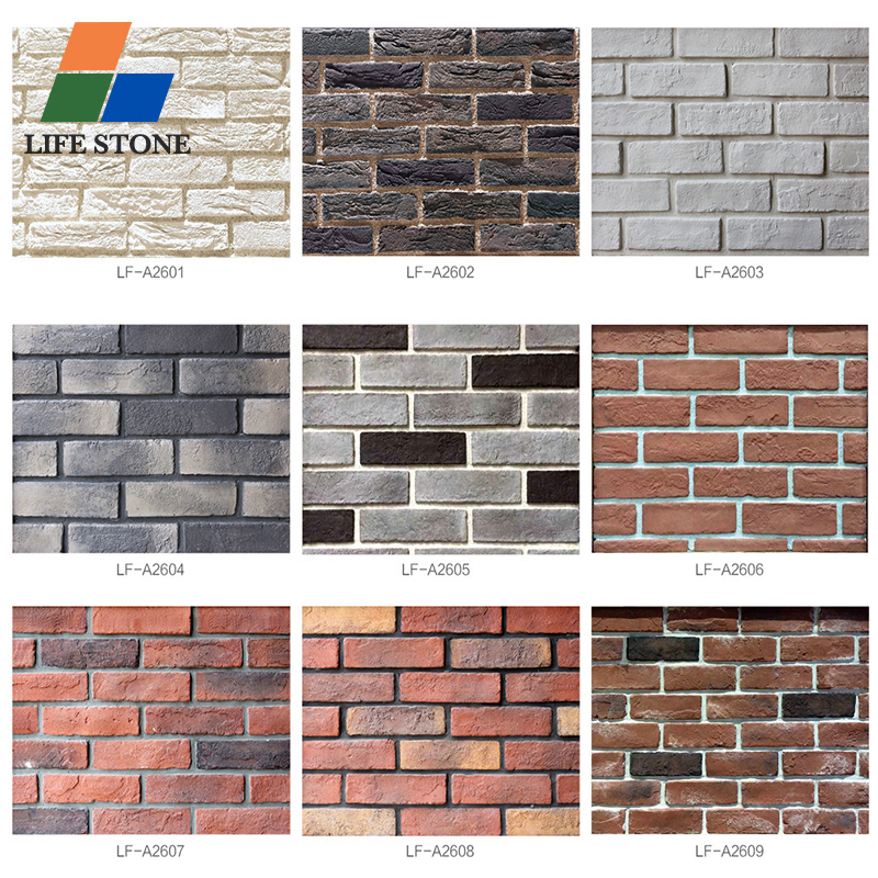 Foshan factory wholesale exterior brick veneer Interior Decorative Brick Walls