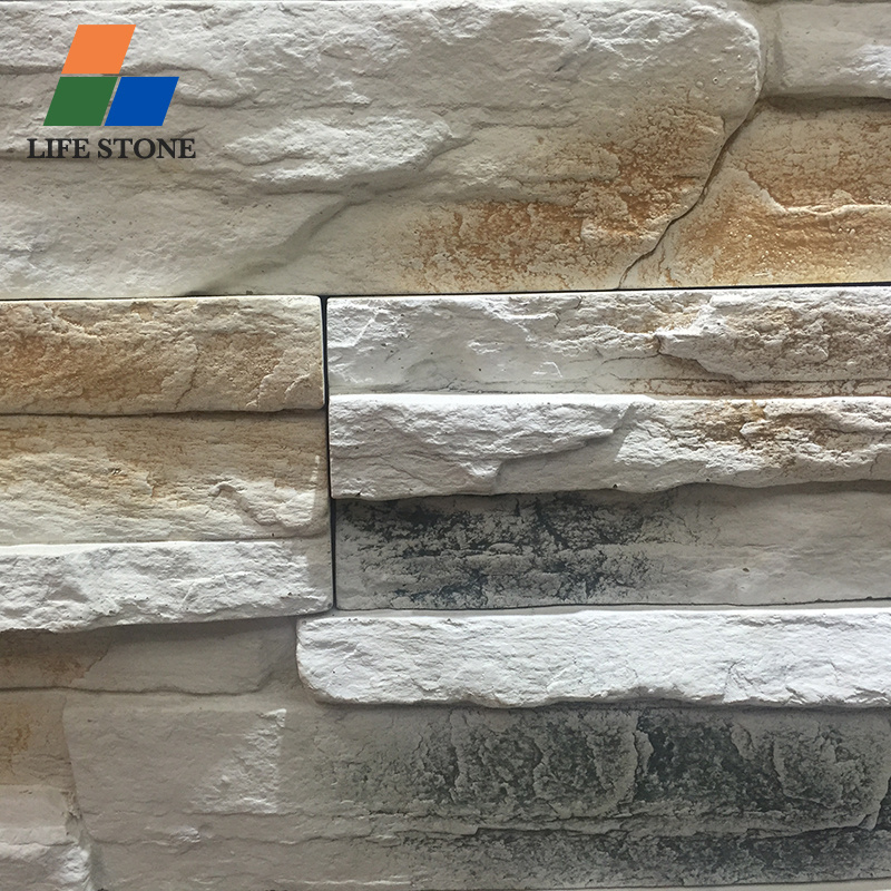 Factory direct sale faux stone panels exterior wall  Artificial Stone Pavers Faux Veneer Stone