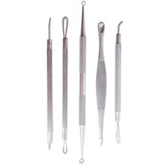 Blackhead Remover Kit Stainless Steel Pimple Comedone Extractor Tools