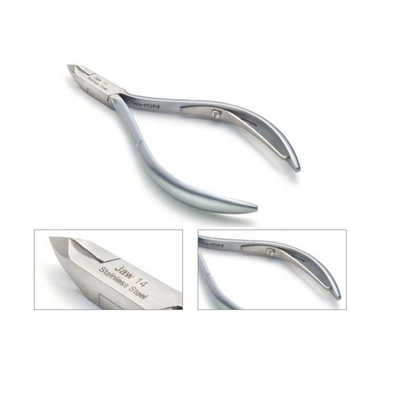 D-01 Nghia Style Cuticle Nipper Stainless Steel available in all jaw sizes 12,14,16 and full jaw available with customization