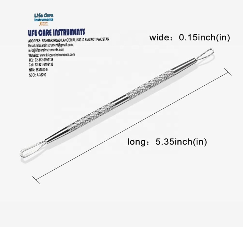 Blackhead Remover Comedones Extractor Acne Removal tool for Blemish made with stainless steel