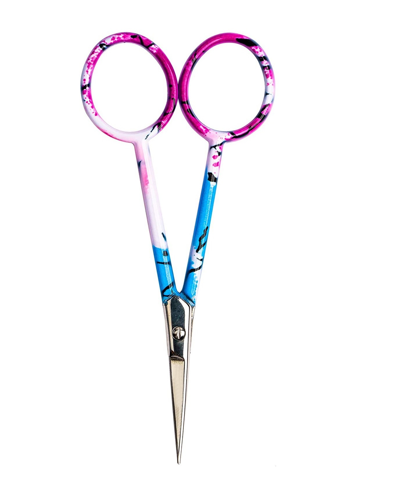 Makeup Manicure Nail Scissors with Stainless Steel Curved Blades Popular Customise Logo Cuticle Shears