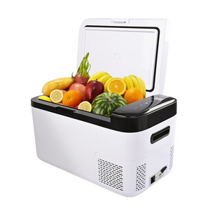 High Quality Outdoor Camping Appliances Mini Fridges 15L 12V 24V Compressor 12V Portable Car Refrigerator With App Control