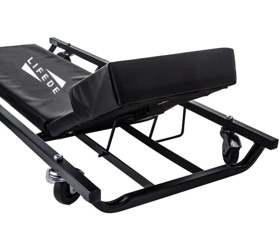 40 Inch Roll-away Lounger Automotive Car Creeper with Lifting Headrest