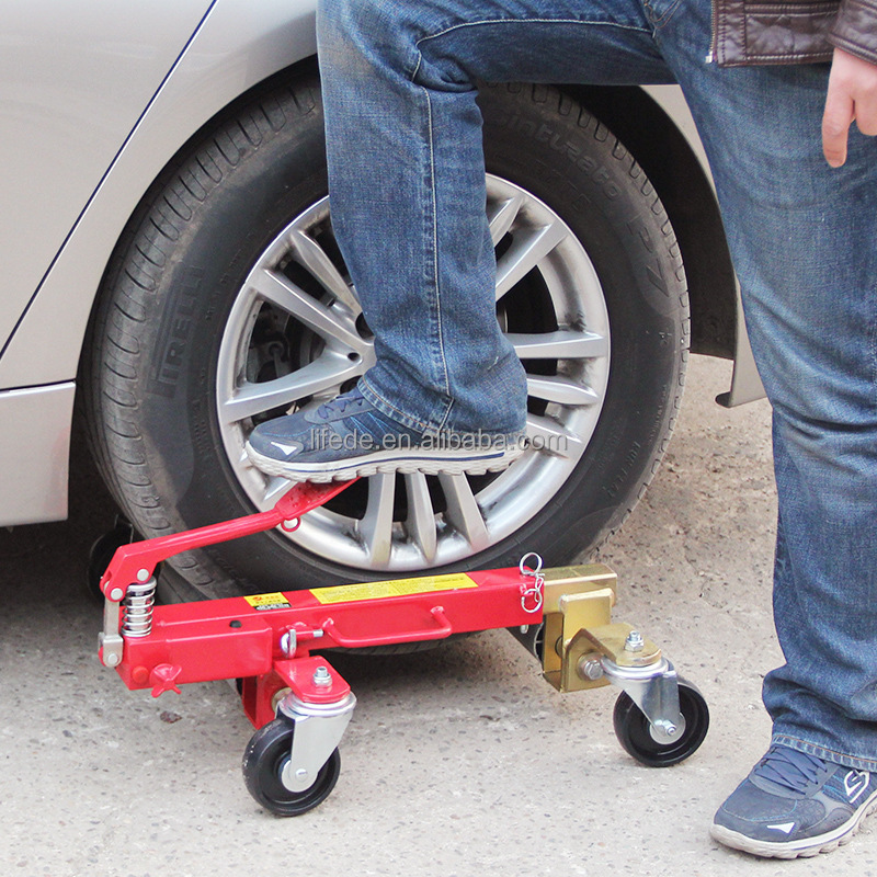 Vehicle Positioning Jack Wheel Moving Dolly with Foot Pedal