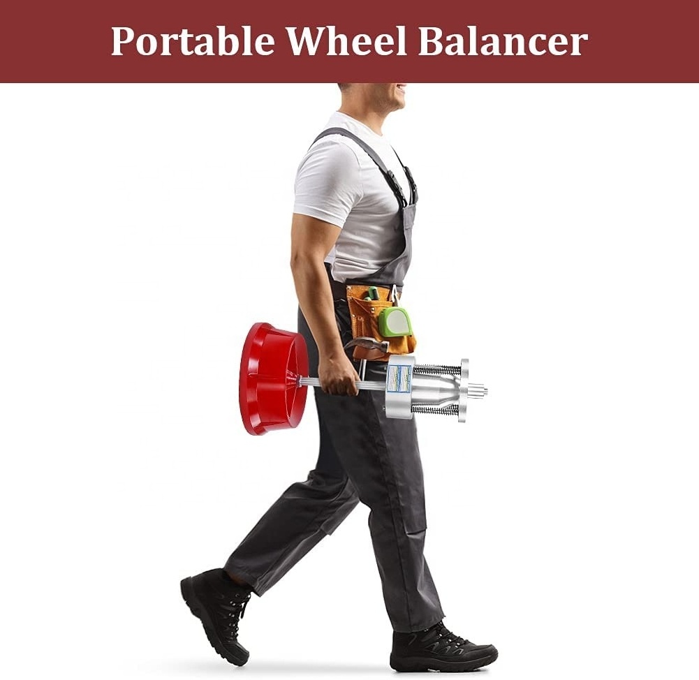 Portable Professional Heavy Duty Bubble Level Tire Rim Balancing Machine Hubs Bubble Wheel Balancer For Car