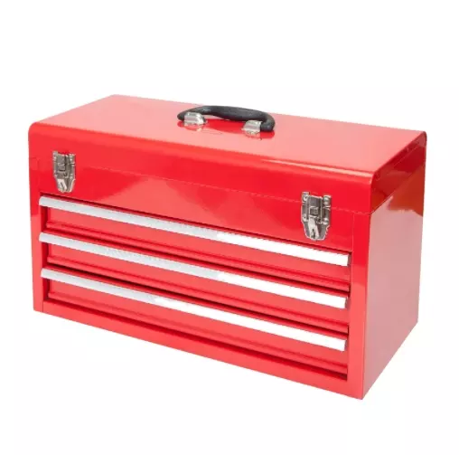 Metal Toolbox  with 3 drawer Triple Sheet Metal Toolbox With Cheap Price fro Garage Tools.