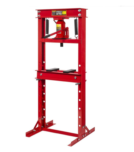 Hot Sale 6Ton Hydraulic Shop Press with Bottle Jack Stamping Plates Adjustable Working Table