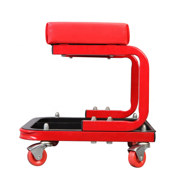 Mechanic Stool Rolling Creeper Garage/Shop Seat with Tool Plate