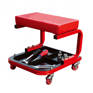 Mechanic Stool Rolling Creeper Garage/Shop Seat with Tool Plate