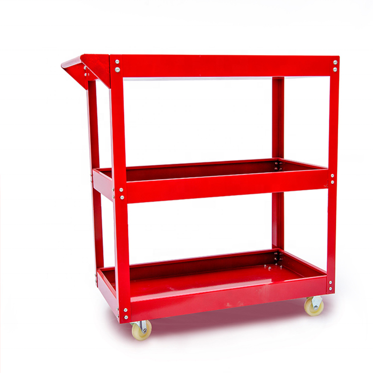 Customized Cheap Rolling Tool Cart Multi-Function Garage&Workshop Metal Cabinet Trolley Tool Cart/Barrow with Universal Wheels