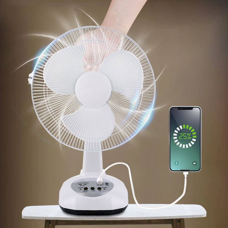 Cheapest Price Multifunctional High Speed Electric Table Fan Portable Solar Fan With Usb And Light Table Fan