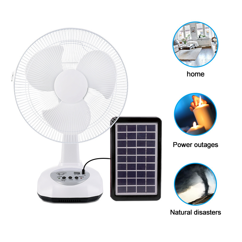 Cheapest Price Multifunctional High Speed Electric Table Fan Portable Solar Fan With Usb And Light Table Fan