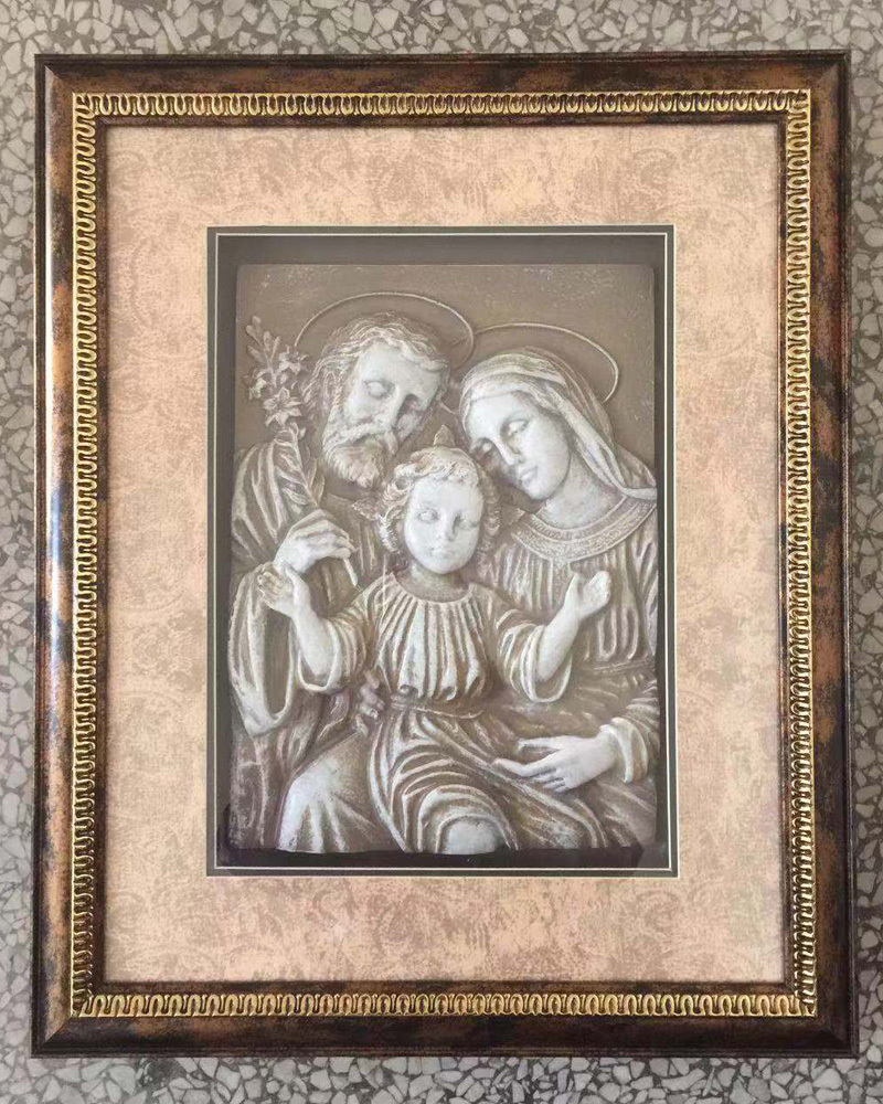 Religious photo frame picture frame holy family wall arts  home decor 3D framed arts