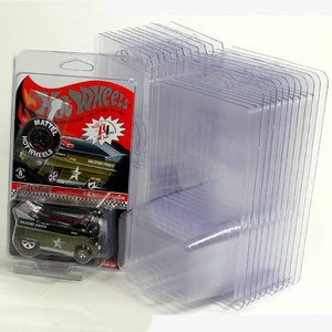 Plastic Toy Cars Clear Blister Packaging Clamshell Hotwheels Packs Hot Wheels Case Blister Protector