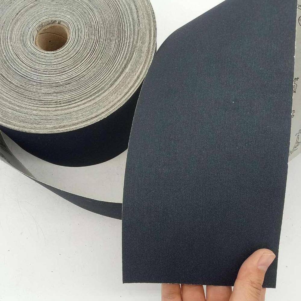 black color coating abrasive sand paper roll