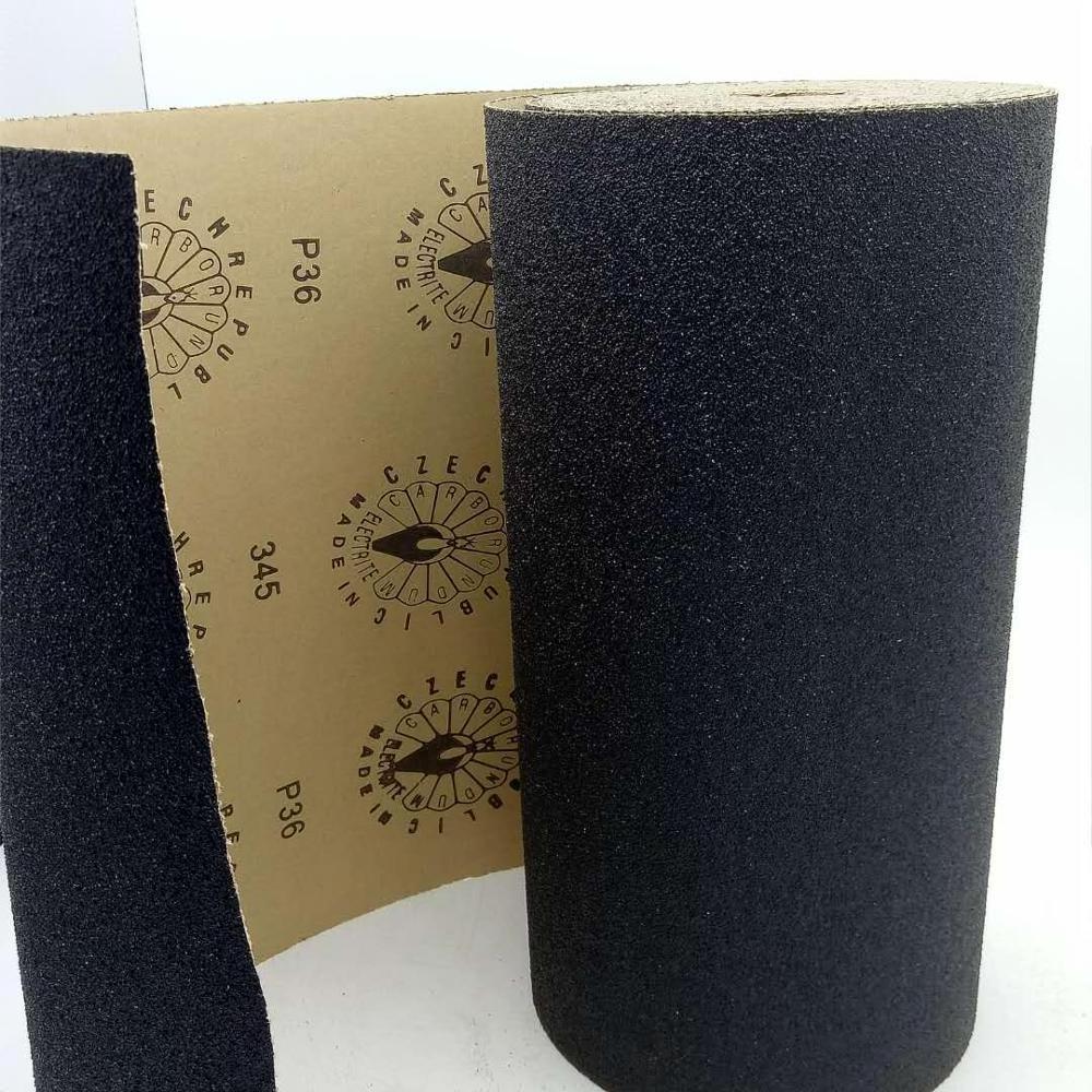 black color coating abrasive sand paper roll