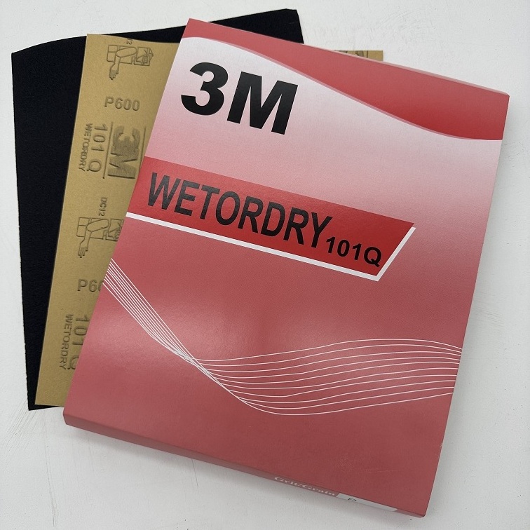 High Quality 3m Silicon Carbide Waterproof Sand Abrasive Paper Grit 60 to 2000 Wet And Dry Sandpaper Sanding Paper