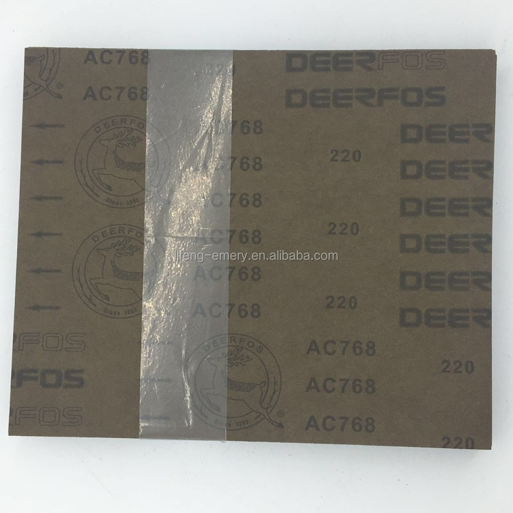 Deerfos AC768 latex waterproof abrasive paper sheet 9