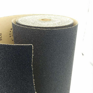 black color coating abrasive sand paper roll