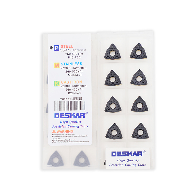 DESKAR WNMG060408-TM LF9218 WNMG060408 Herramientas Para Torno Carbide Inserts CNC Lathe Cutting Tools