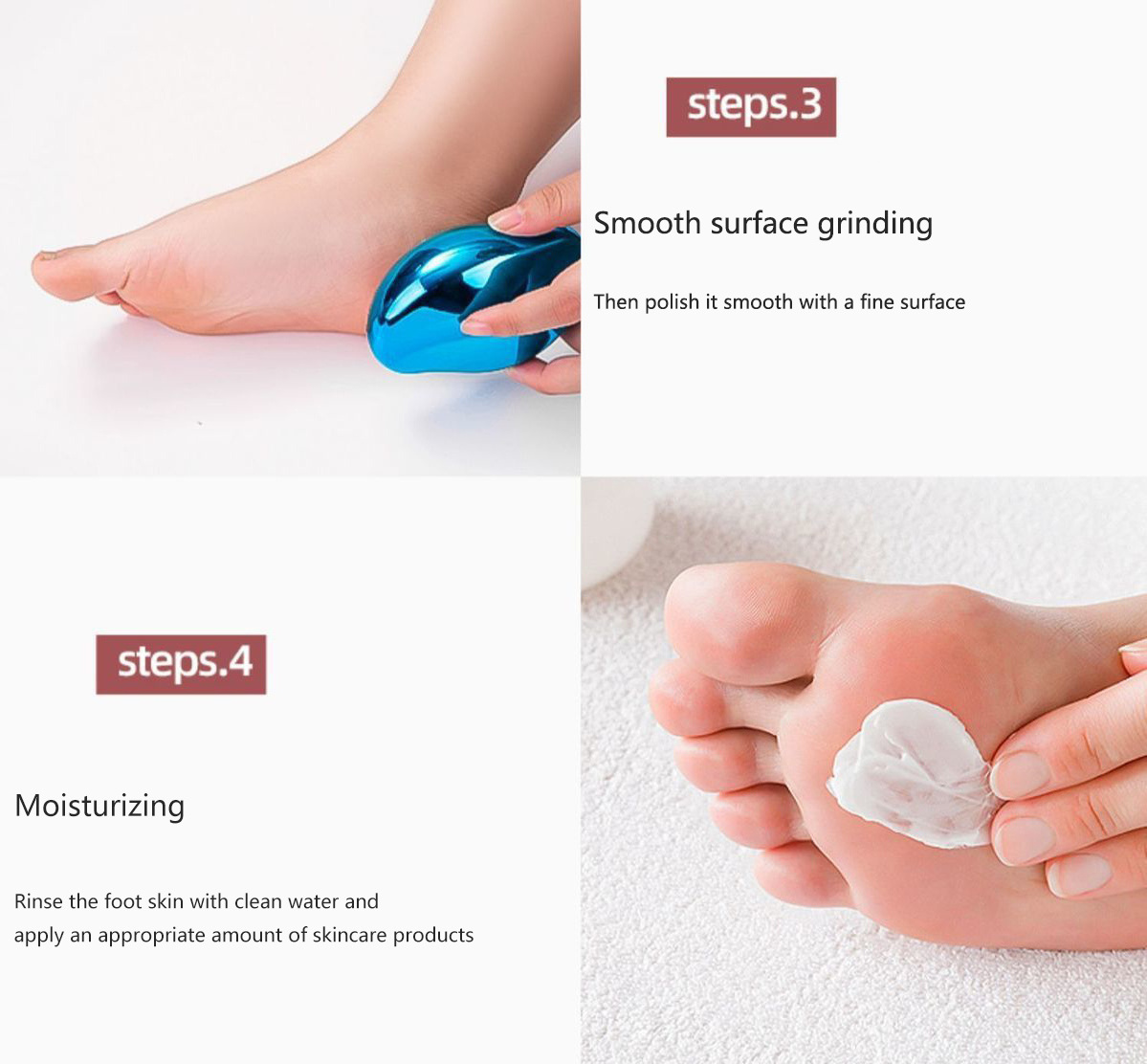 LIFENG Professional foot rasp pedicure Scrubber tool Nano Glass foot File callus remover