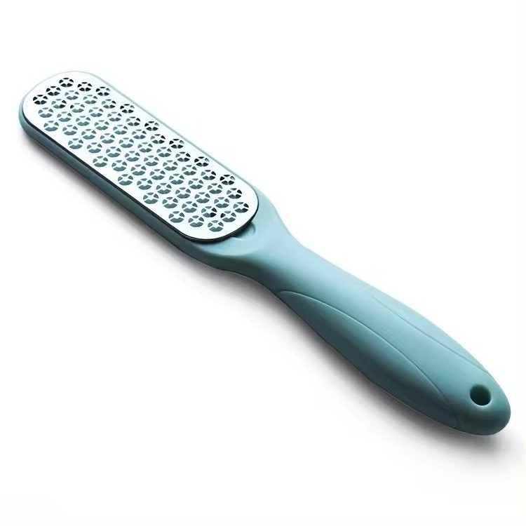 LIFENG Custom Stainless Steel Scrubber Foot Rasp File Double Side Pedicure Sandpaper Foot File Callus Remover