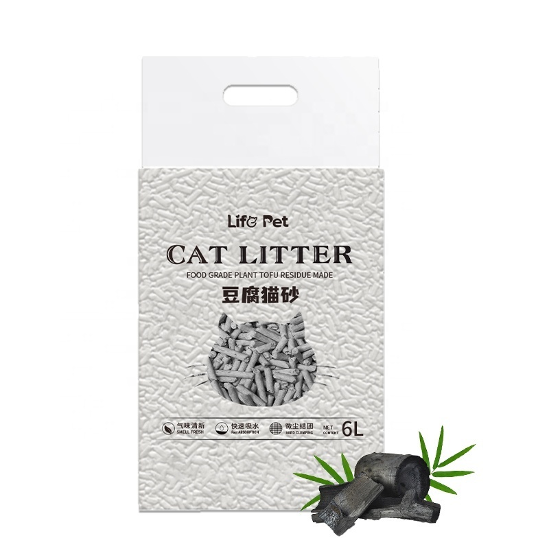 Quickly Absorb Tofu Cat Litter Sands For Cats Dust Free Packaging Tofu Cat Litter Sand Oem 10l