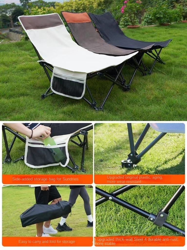 Folding Recline Trade Camping Print Big Giant Beach Chair