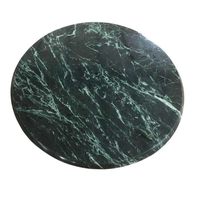 Lifepursue  customized high quality black Green Marble outdoor round Table Top