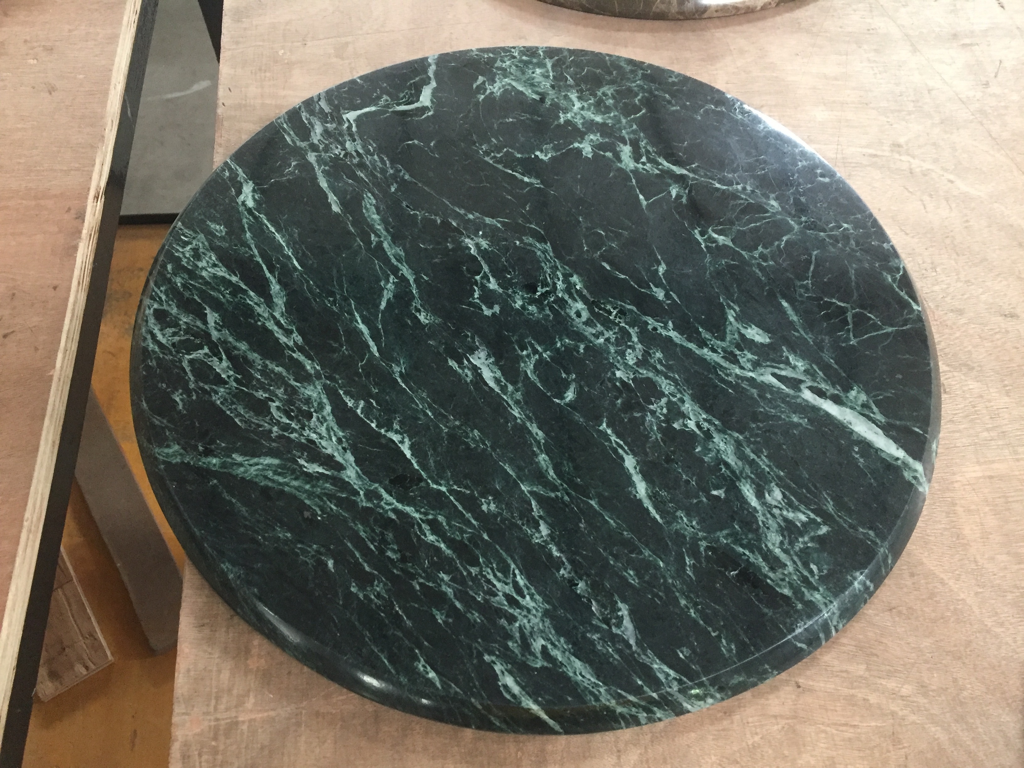 Lifepursue  customized high quality black Green Marble outdoor round Table Top